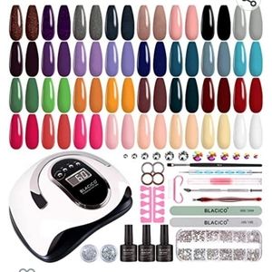 Gel polish kit (tools and rhinestones not included)